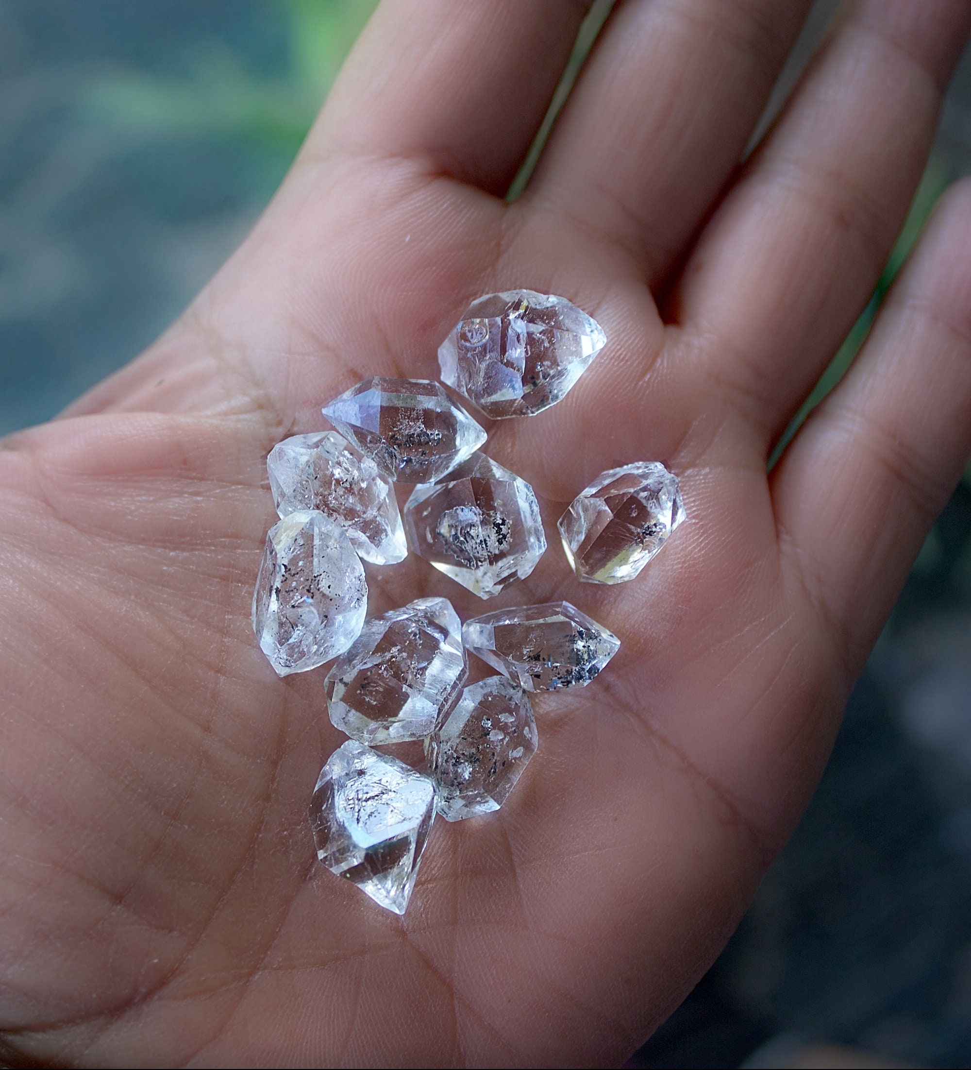 Herkimer Diamond Mines ジュエリーセット Herkimer Diamond Set - Etsy
