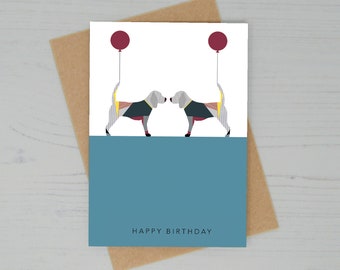 Beagle Birthday Greetings Card - Beagle Card - Birthday Card - Happy Birthday -Beagle Lover Gift - Lucy Alice Designs