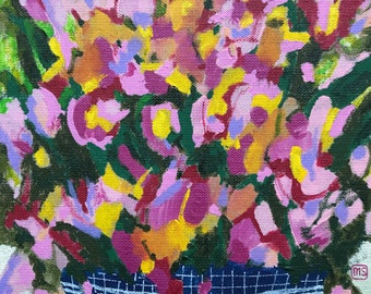 The Bunch in the Blue Vase