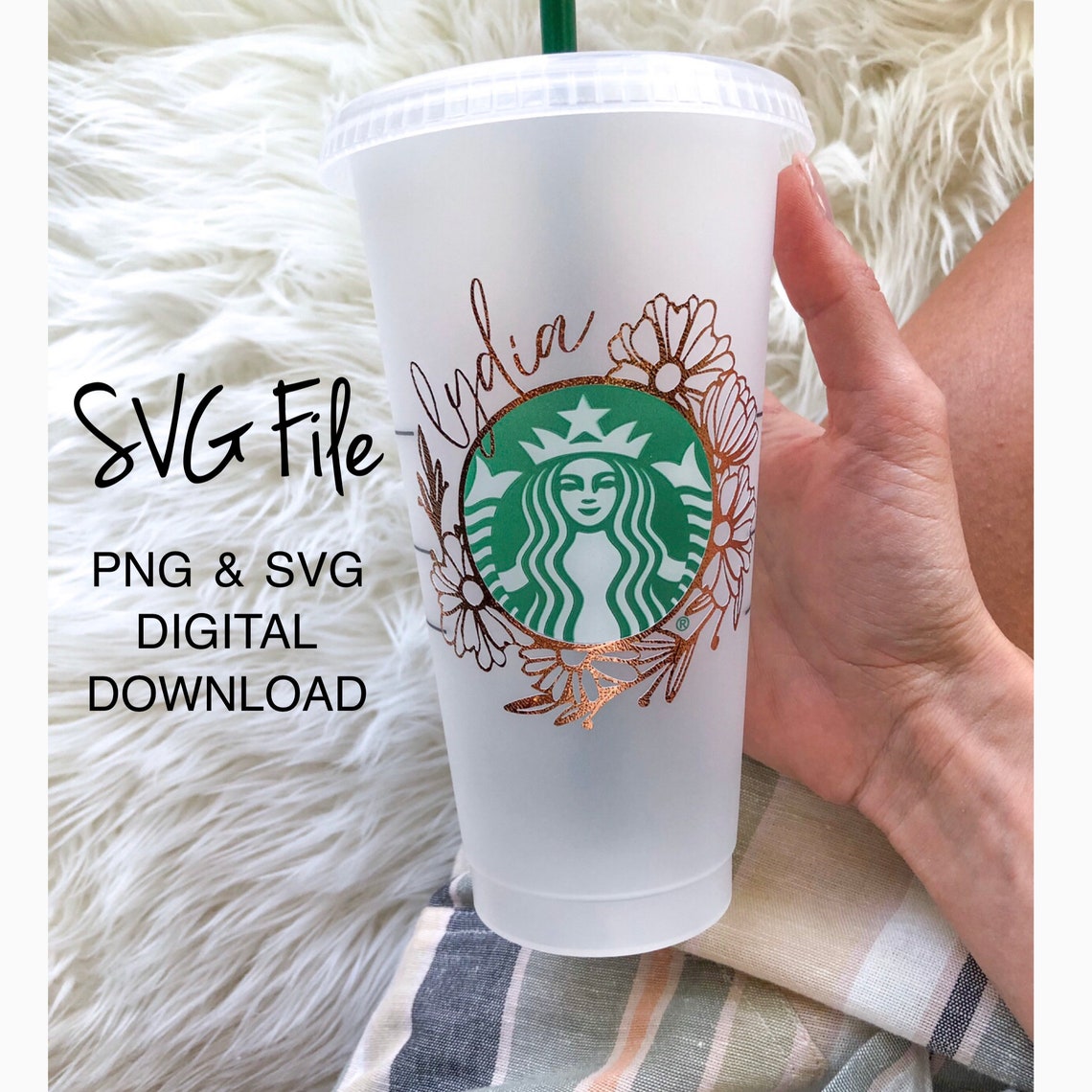 Free Free 113 Starbucks Floral Wreath Svg SVG PNG EPS DXF File