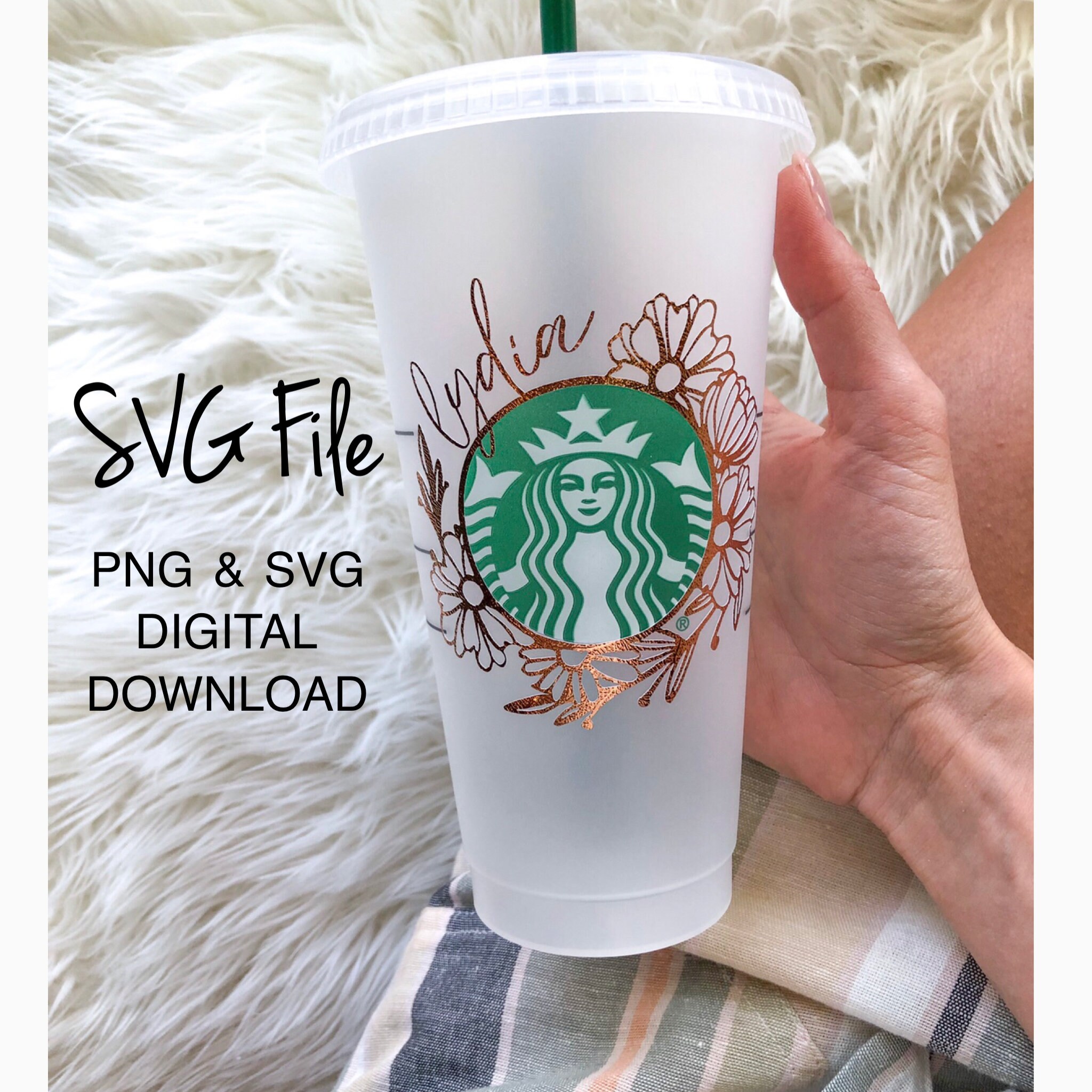 Free Free 330 Starbucks Flower Wreath Svg SVG PNG EPS DXF File