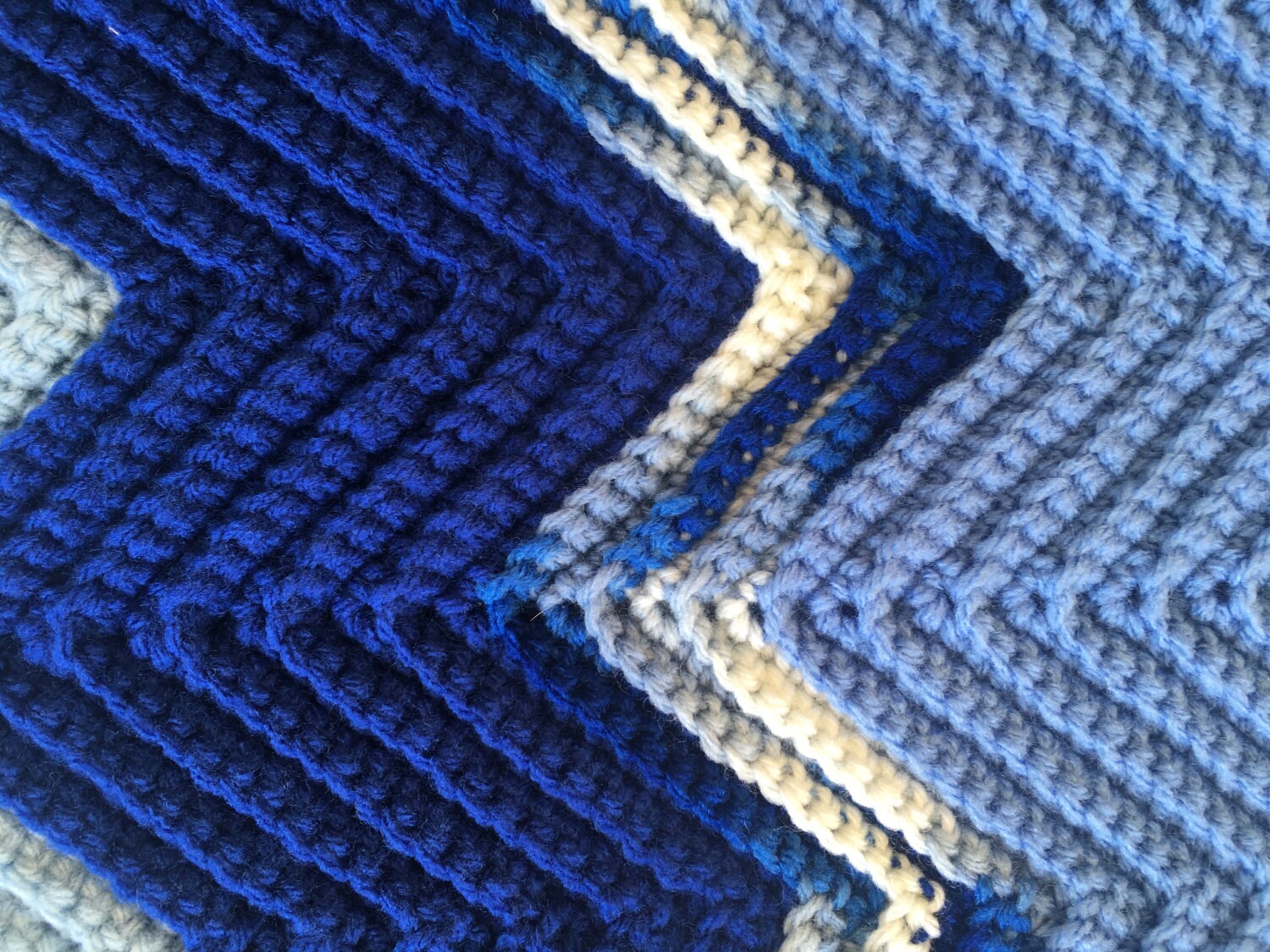 Hand Crochet Blanket - Sky Blue main image 0