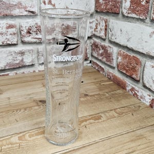 Graverat Strongbow-pintglas. Personligt med ditt meddelande.