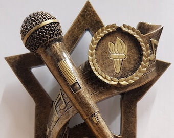 Music Trophy! Perfect for your own talent show or party! Engraved FREE with your message!