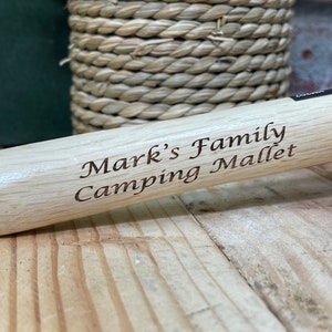 Personalised Rubber Mallet The perfect gift for the handyman in your life. Quality tool, fit for use image 3
