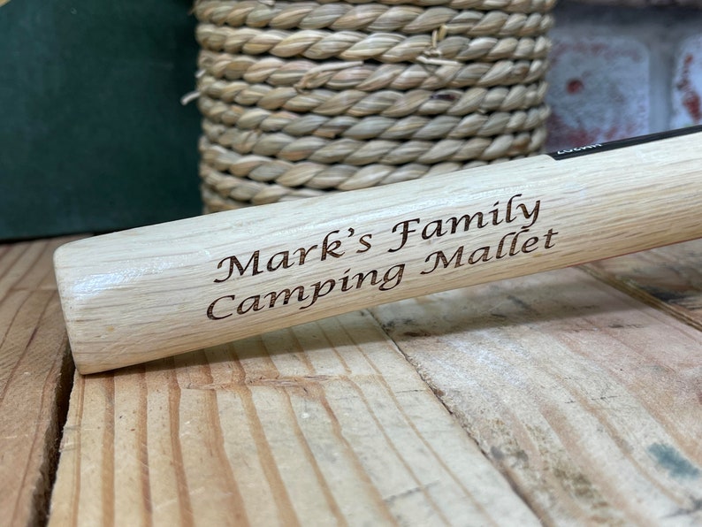 Personalised Rubber Mallet The perfect gift for the handyman in your life. Quality tool, fit for use image 3