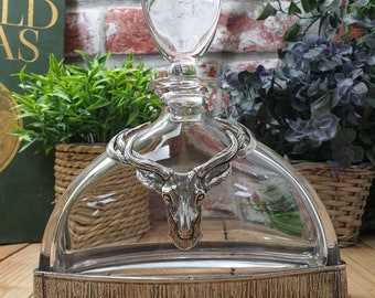 Beautiful Pewter Stag Decanter - From master pewtersmiths - Engraved with your own personalised message - Wedding - Birthday - Anniversary
