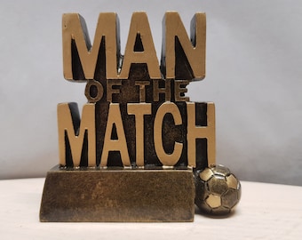 Engraved Man of the Match Trophy - 2 styles!