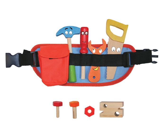 Personalised Jumini Wooden Tool Belt Toy Laser Engraved With Etsy