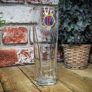 Engraved Fosters Pint Glass. Personalised with your message. Great for Dad or a Fosters lover!