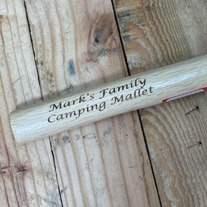 Personalised Rubber Mallet The perfect gift for the handyman in your life. Quality tool, fit for use image 2