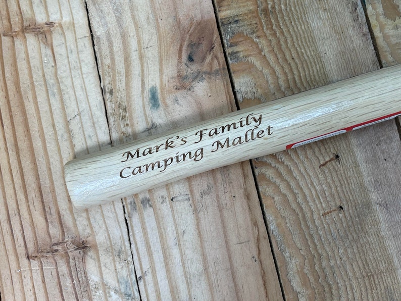 Personalised Rubber Mallet The perfect gift for the handyman in your life. Quality tool, fit for use image 2