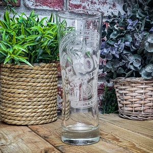 Engraved Peroni Nastro Azzurro Glass. Available in Pint or Half-Pint Engraved with your message. Great for Dad or any Italian Beer Lover zdjęcie 8