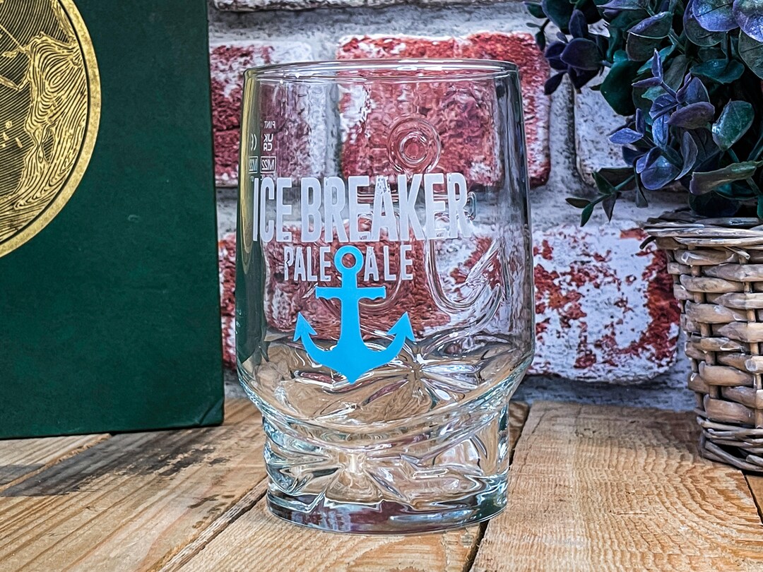 Engraved Ice Breaker Pint Glass. Personalised With Your Etsy