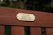 Engraved Brass Plate, Add your text and message - black infilled. Suitable for outdoor use, benches, fences, memorials and more 106mm x 37mm 