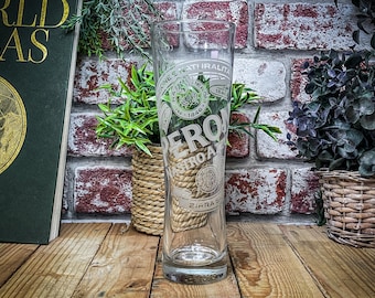 thumbnail image 2 of Peroni Nastro Azzurro Signature Pint Glasses - Set Of 2 - 20oz - Made In France 2 of 6