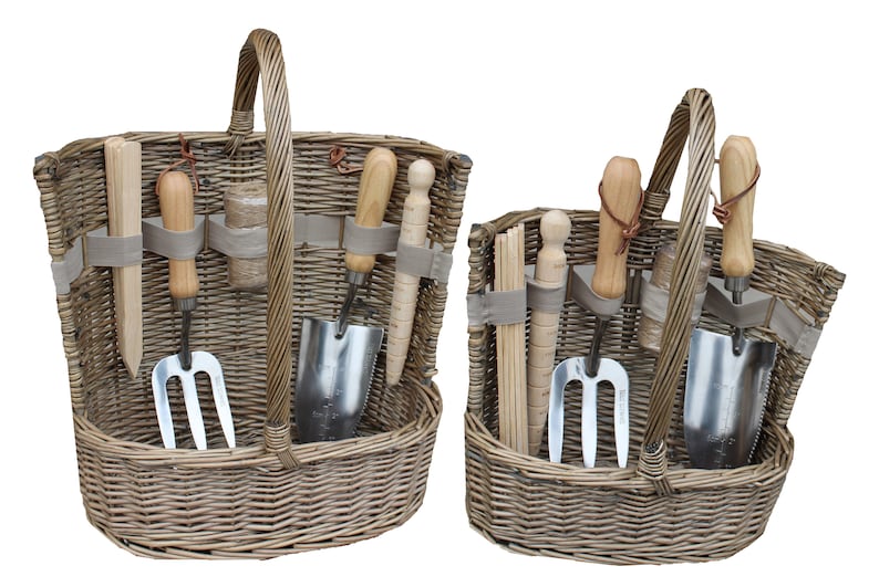 Personalised Garden Tool Gift Set Basket. Engraved With a Name Etsy UK