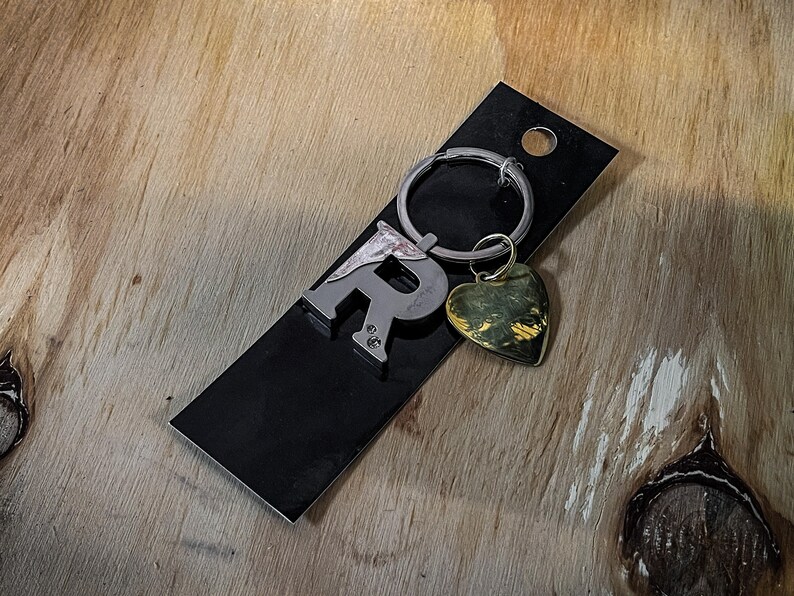 Letter Chrome Silver Chunky Alphabet Key Rings! A-Z! Engraved With Your ...