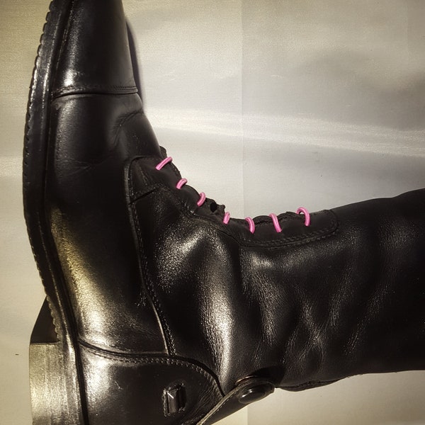 Elastic Riding Boot Laces - Customise Your Riding Boots. Multiple Colours.