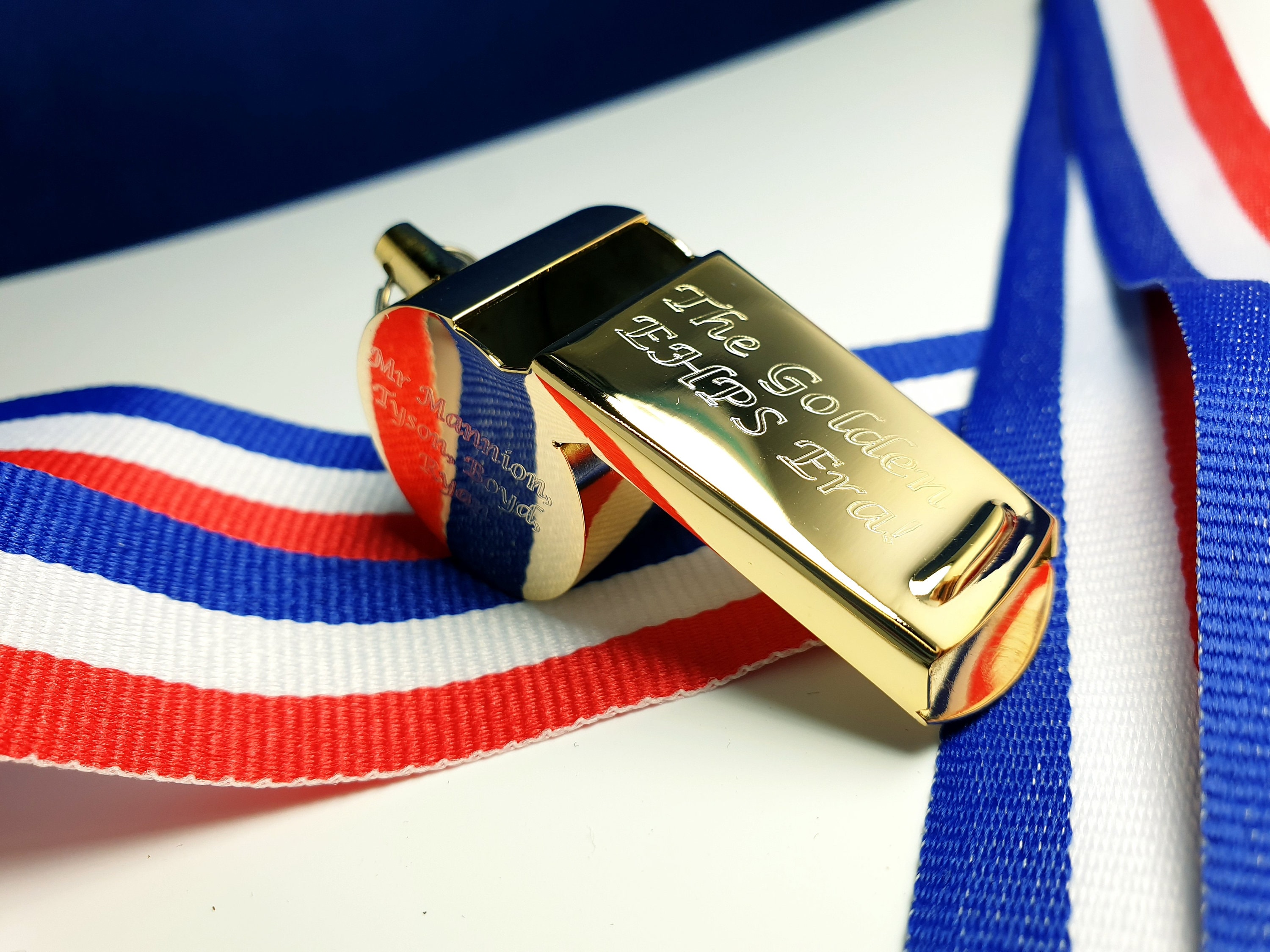Personalised Engraved Stainless Steel or Gold Plated Whistle Etsy UK