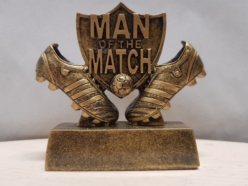 Engraved Man of the Match Trophy 2 styles | Etsy