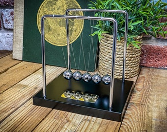 Harvey Makin Metal Newton's Cradle Desk Toy - Wonderful piece for the desk of the modern professional