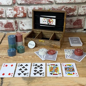 Vintage poker set - Etsy 日本 （送料込）オーストラリア CASINO