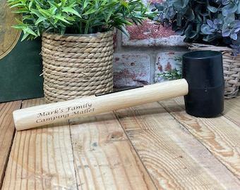 Personalised Rubber Mallet! The perfect gift for the handyman in your life. Quality tool, fit for use!