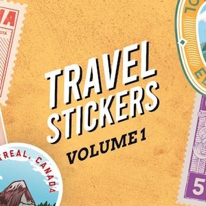 Travel Stickers Vol. 1 (Digital)
