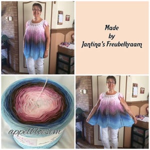Crochet pattern tunic Joy ENGLISH