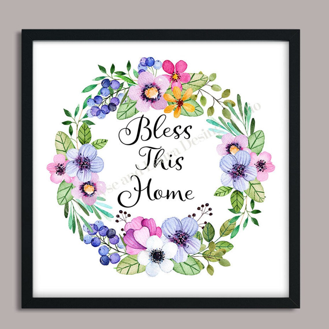 Bless This Home Printable Wall Art Wall Decor Home Decor - Etsy