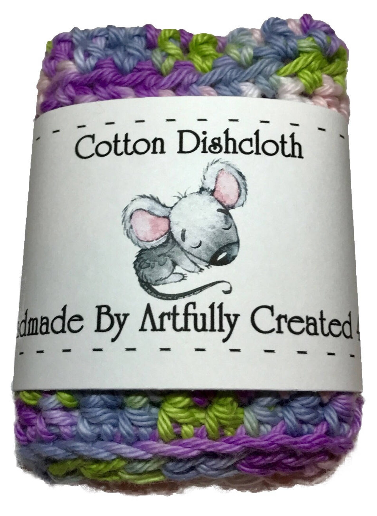 Crochet Dishcloth Labels Packaging Tags Crochet Wraps PDF Etsy