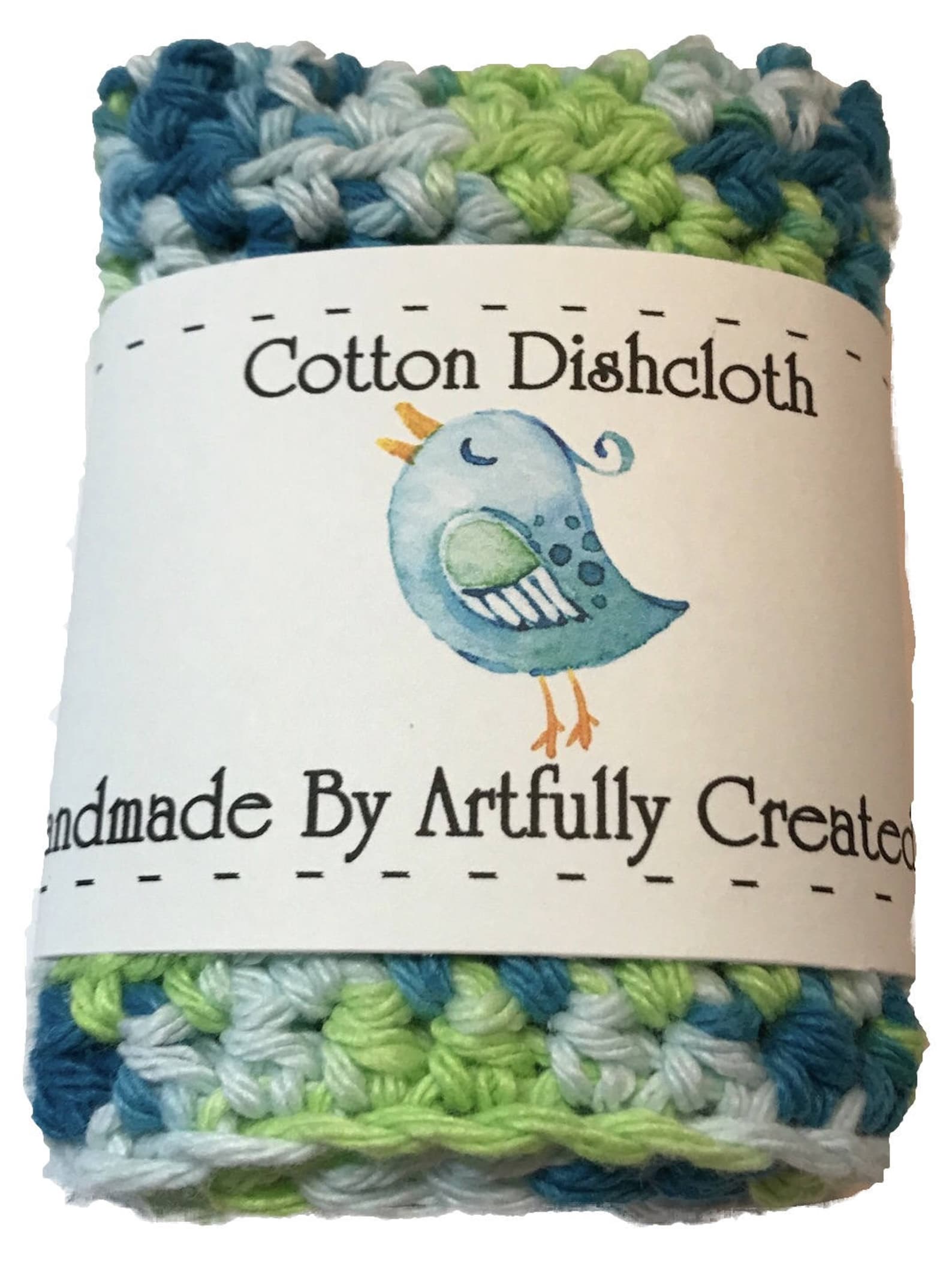 Crochet Dishcloth Labels Packaging Tags Crochet Wraps PDF Etsy