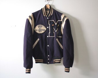 vintage varsity jacket etsy