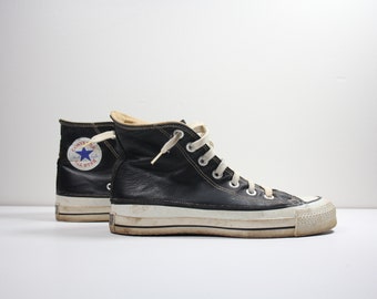 leather high tops womens