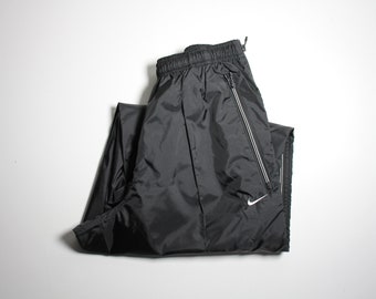 nike black nylon pants