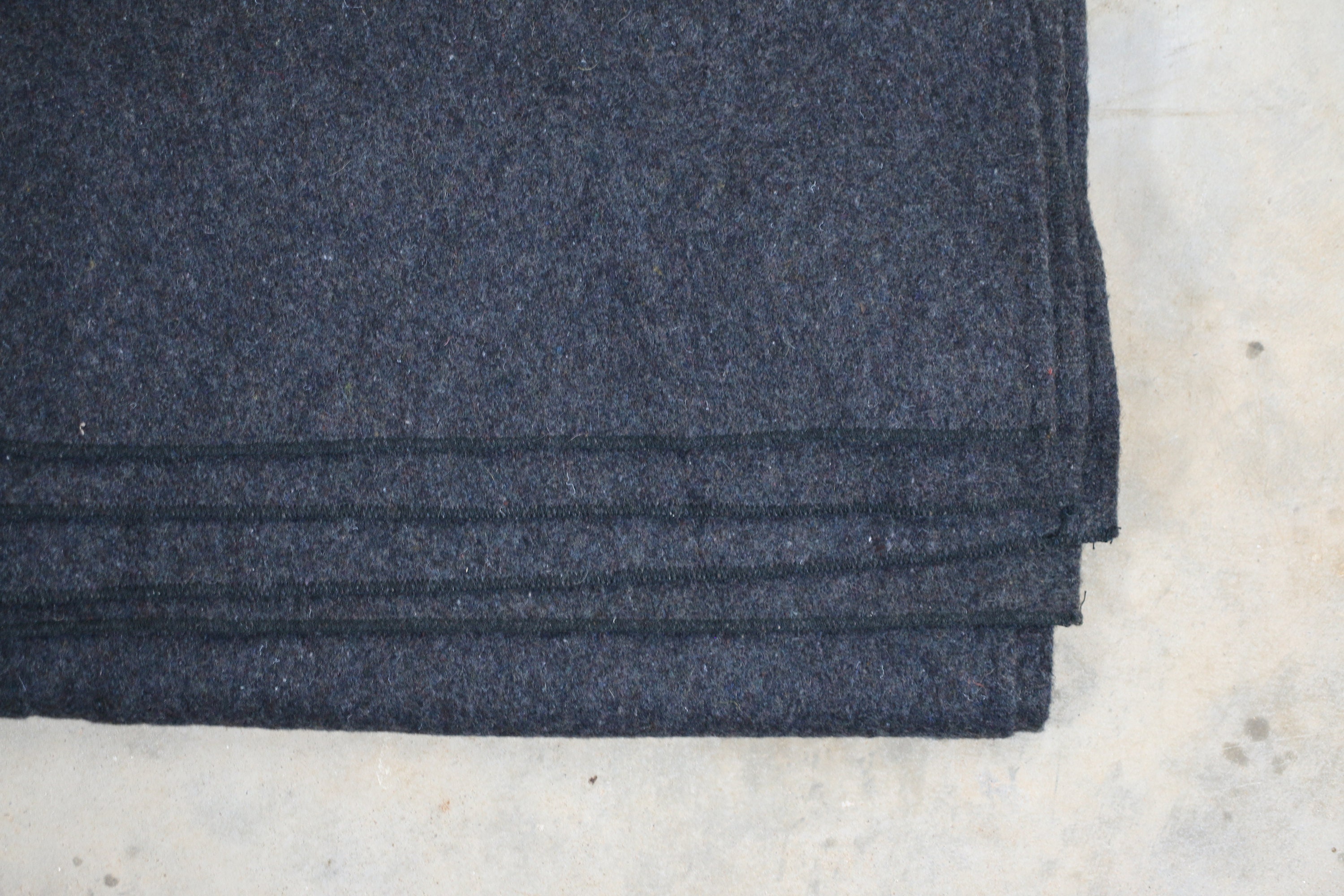 Vintage Military Blanket Charcoal Gray US Army Issue Etsy