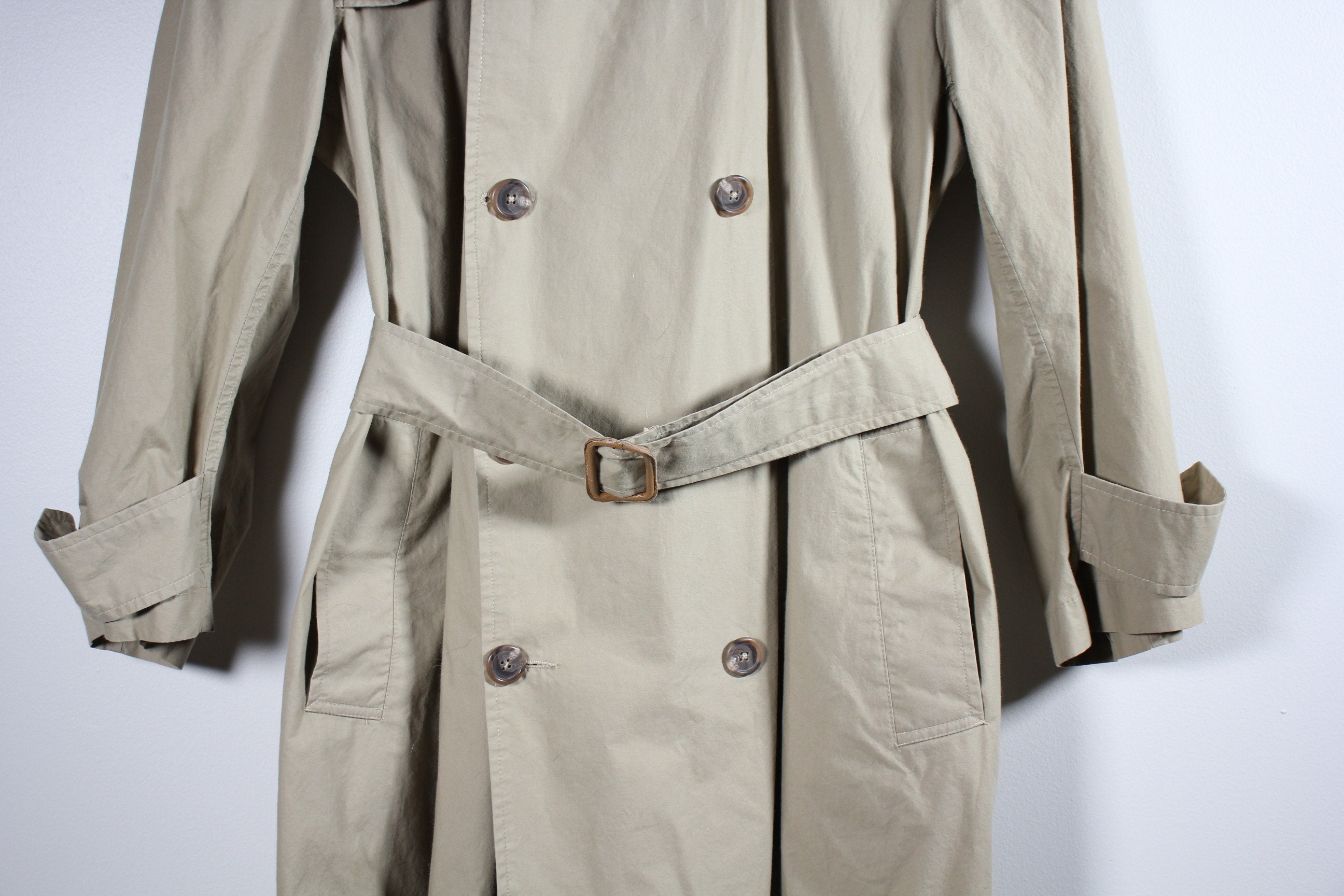 Vintage Ralph Lauren trench coat women's 4 | Etsy