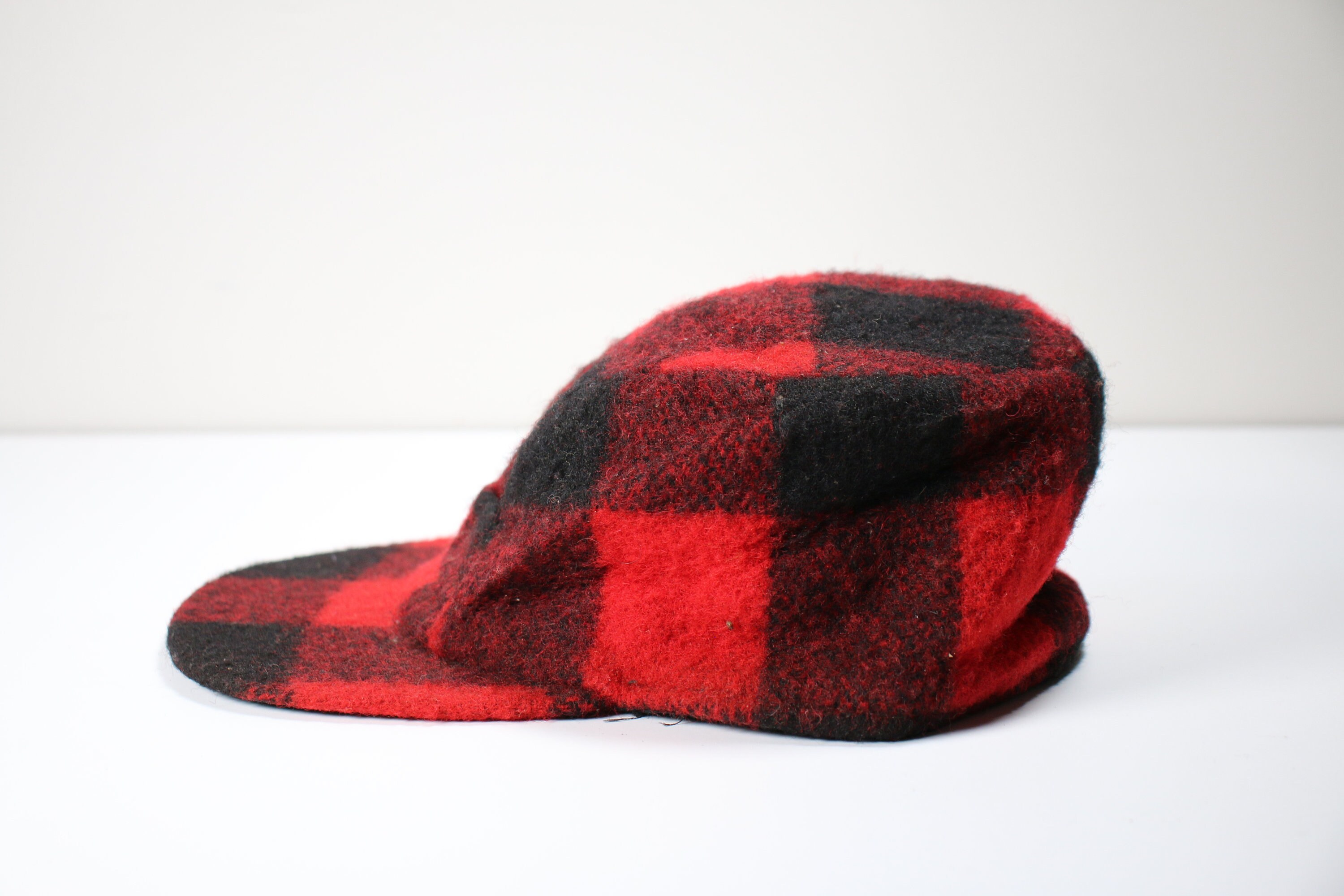 Vintage buffalo plaid hunting hat Etsy