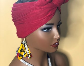 African Fabric Tassel Earrings, Handmade Ankara Jewelry, Accessories, Fringed Earrings, Unique Gift for her, Fashion Statement Earrings,