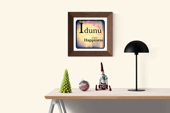 Happiness Wishes in Yoruba, African Language, Positive Affirmations, Idunu Printable Download, Afrocentric digital downloads, African words