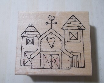Farmhouse Rubber Stamp
