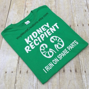 NIER ONTVANGER SHIRT / orgaantransplantatie shirt / orgaandonatie shirt / orgaandonor bewustzijn / orgaandonor tee / nierdonor cadeau