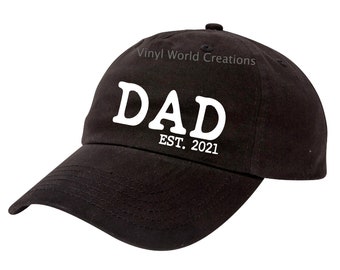 Father's Day hat/ New Dad Cap/ New Father Hat/ Father's Day Hat/ First Time Dad gift/ Gift for Dad/ Dad baseball hat