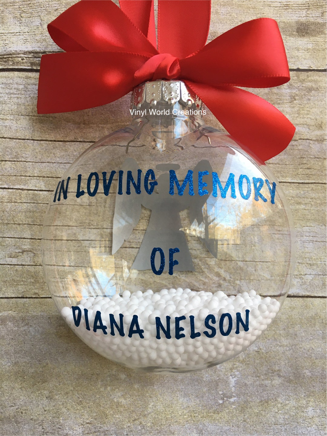 Adorno Conmemorativo Para árbol De Navidad, Recuerdo Para El Amor Perdido Recuerdo Conmemorativo Del Abuelo Angel