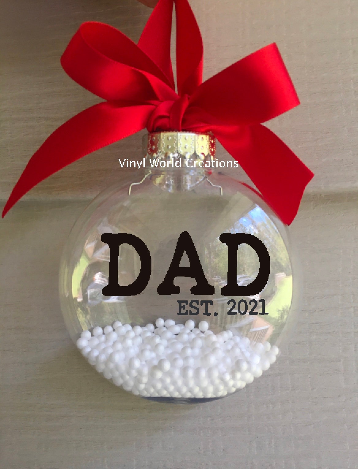 New DAD Christmas Ornament/ Dad Ornament/ Daddy Ornament/ Gift Etsy UK