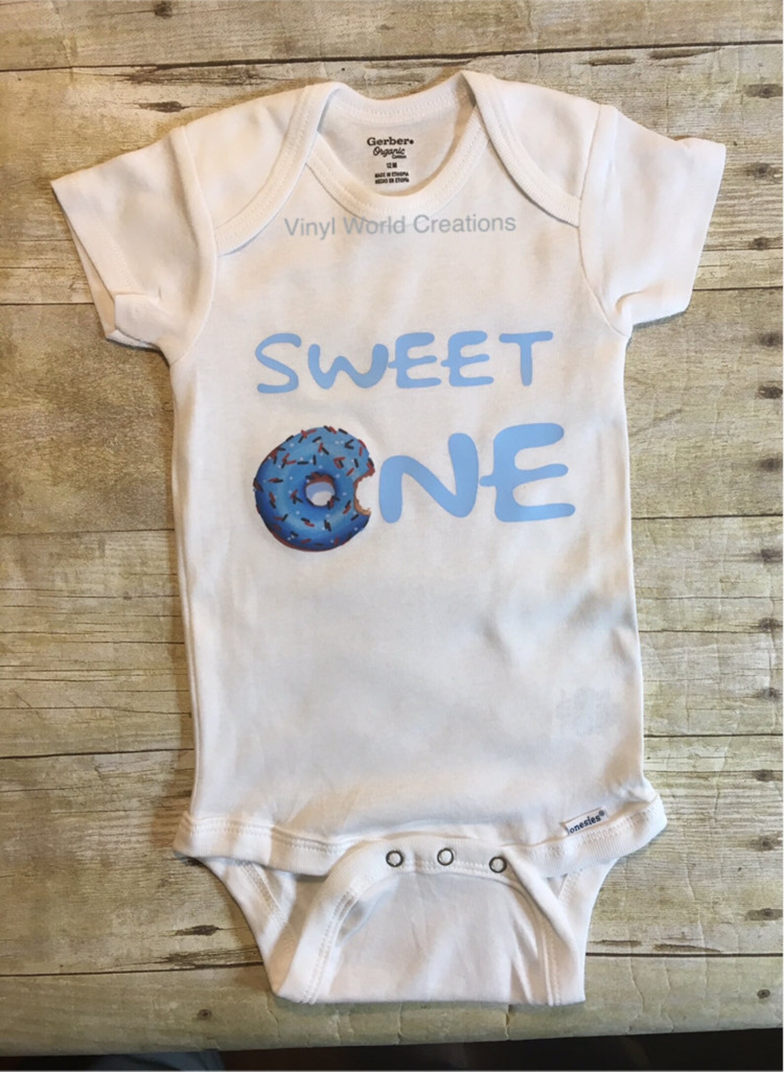 Donut Onesie/ Donut Themed Onesie/ Sweet One Donut Onesie/FREE Etsy