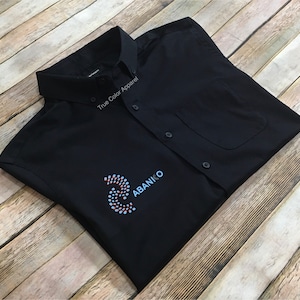 Business Apparel/ Custom button down formal shirt with logo/ Work Uniform/ Work Shirt/ logo work shirt/ oxford logo shirt/ custom uniform