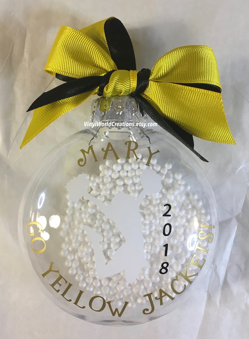 Personalized Christmas Ornament for Cheerleader Cheerleader Ornament Cheer Team Ornament Cheerleader christmas ornament