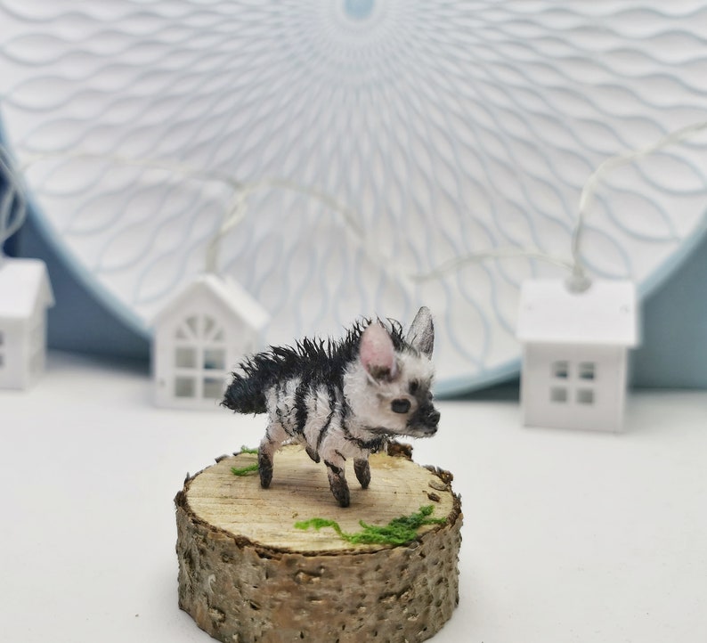 Miniature Baby Aardwolf Hyena stuffed animal plush toy hyena | Etsy